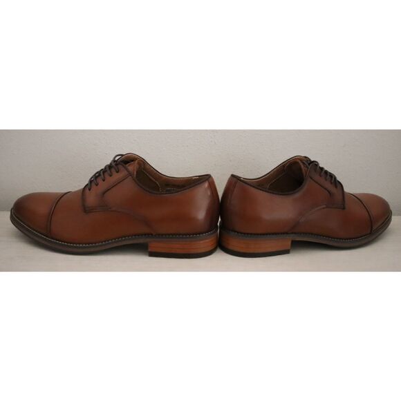 Florsheim 11831-221 Men's Sz 9D Cognac Brown Surge Leather Cap Toe Oxfords - Picture 11 of 13